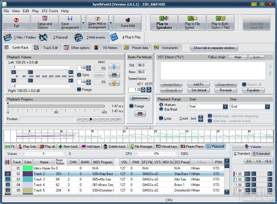synthfont(音乐合成软件)下载v2.0.1.1 最新版