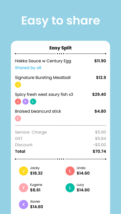 EasySplit: AI智能分账单工具