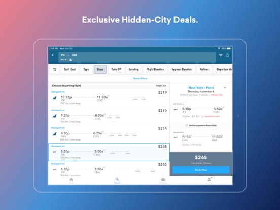Skiplagged - 旅行黑客
