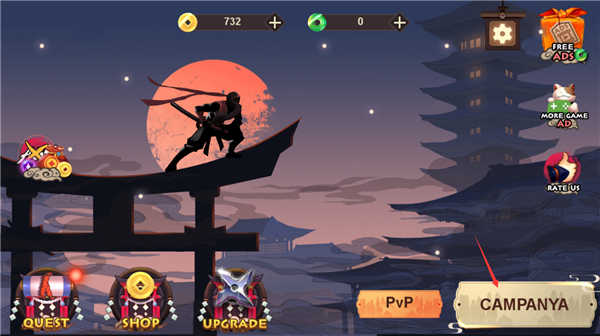 忍者战士2最新版(Kaz Warrior 2安装器)v1.82.1 安卓版