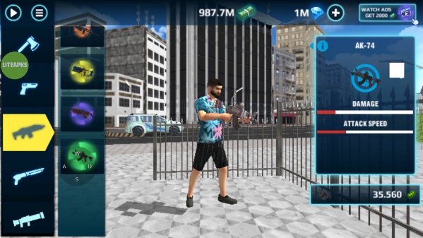 侠盗之城模拟器动作射击手机版(Gangster Mafia)v1.60 安卓版