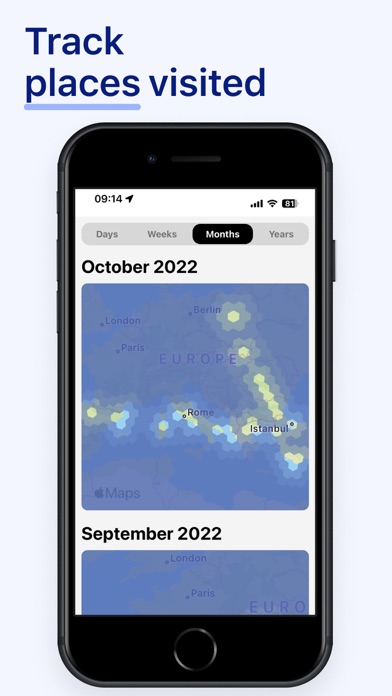 Been&Done 旅行足迹地图与国家探访记, 进行位置追踪