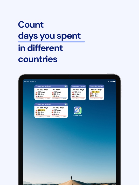 Been&Done 旅行足迹地图与国家探访记, 进行位置追踪