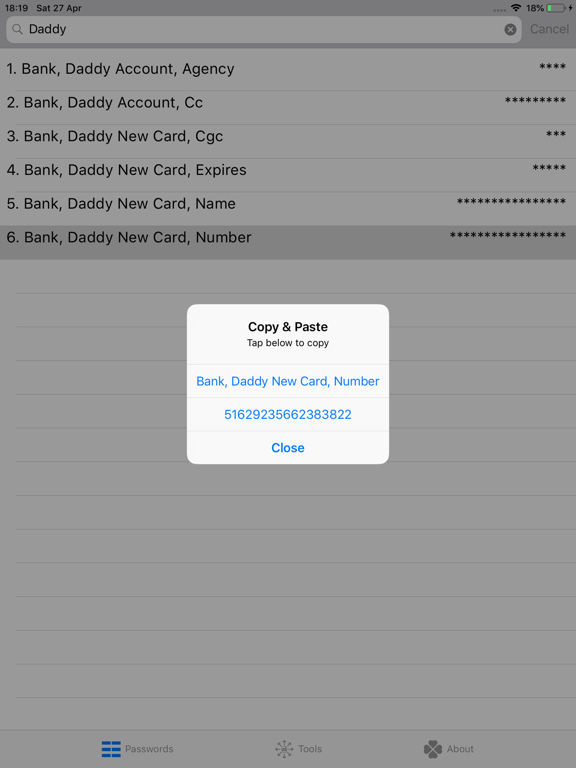 *密码* 复制 & 糊