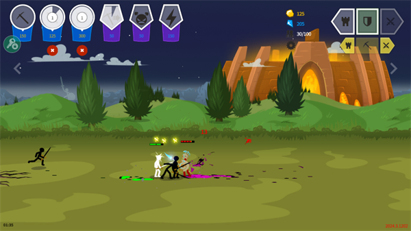 火柴人战争遗产3内置MOD菜单中文无限钻石