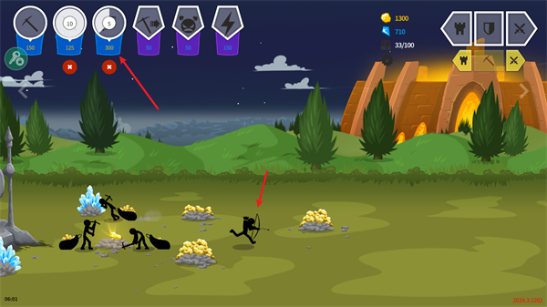 火柴人战争遗产3内置MOD菜单中文无限钻石