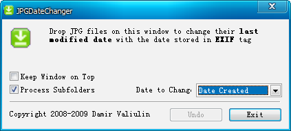 jpgdatechanger(相片日期修改)下载v1.3 免费版