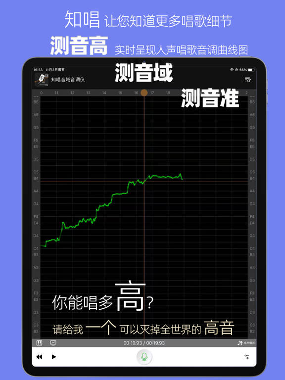 知唱音域音调仪