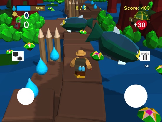 奥比博克: 3D 平台游戏。 跑步