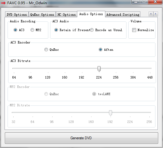 favc软件(dvd视频制作软件)下载v0.95 绿色版