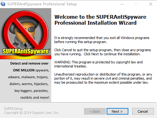 superantispyware汉化版(间谍程序扫描工具)下载v4.27 最新版