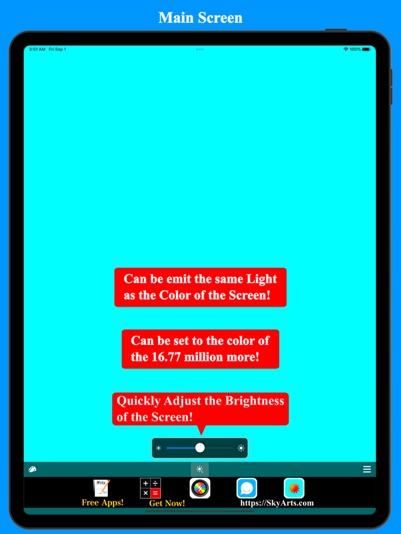 Brighter Lite - 多彩的手电筒应用