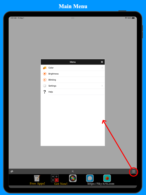 Brighter Lite - 多彩的手电筒应用