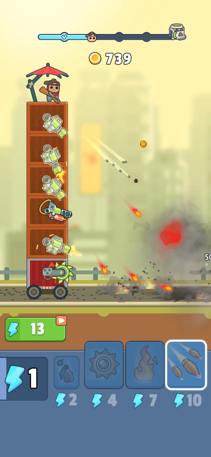 尸潮战车游戏最新版下载v1.2.4安卓版