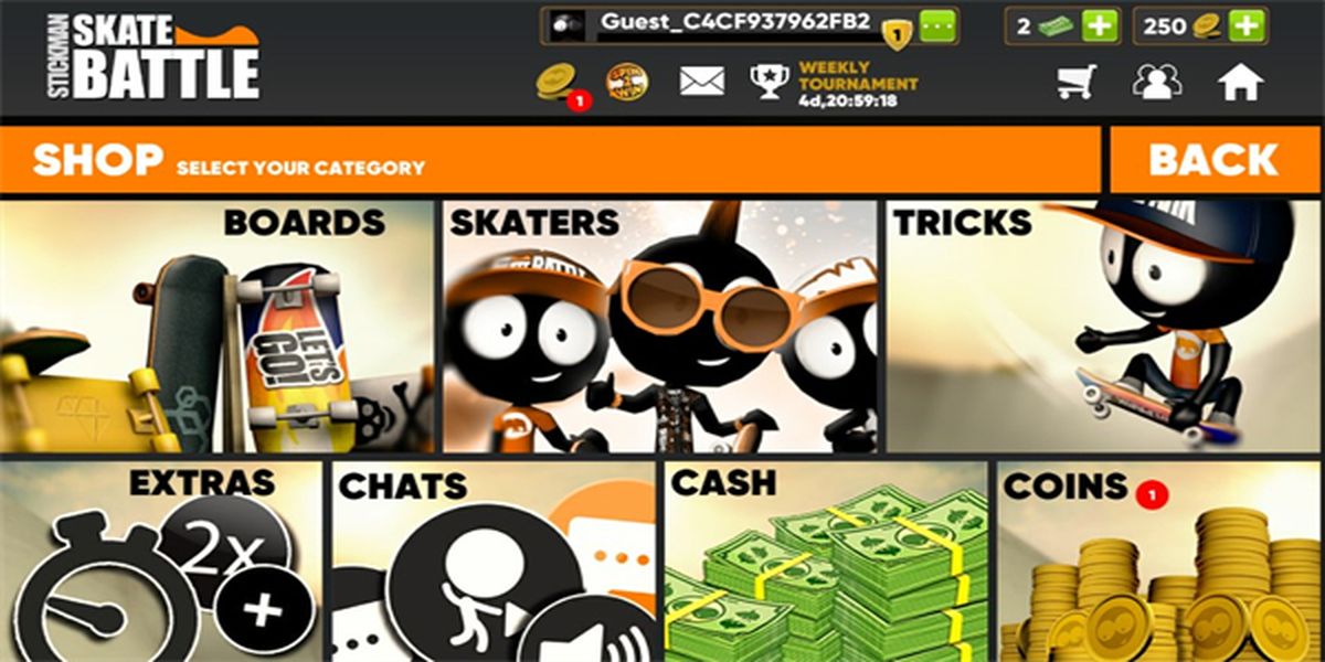 火柴人滑板对决手机版手游安卓下载v2.3.4