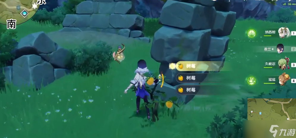 原神怎么找到树莓