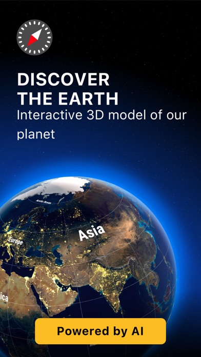 地球仪3D：互动地球模型