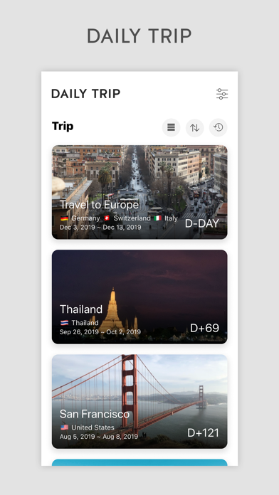 DAILY TRIP - 旅行记录