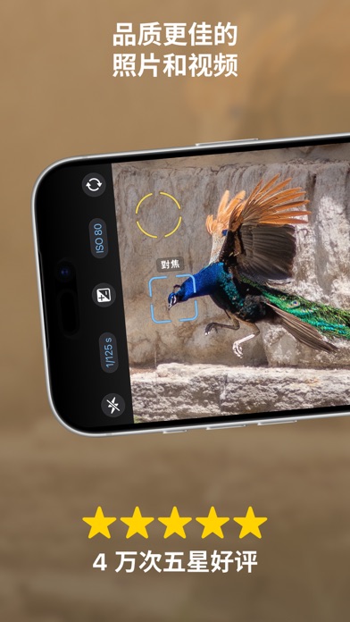 ProCamera. 全能单反手动Raw专业相机和摄像影机