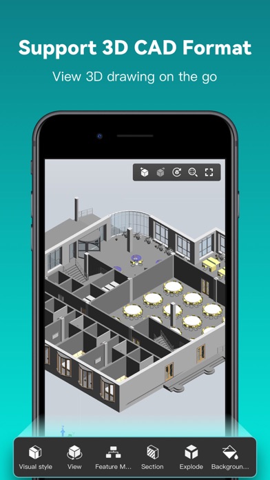 CAD看图王-二三维快速看图测量，制图设计图文档转换PDF