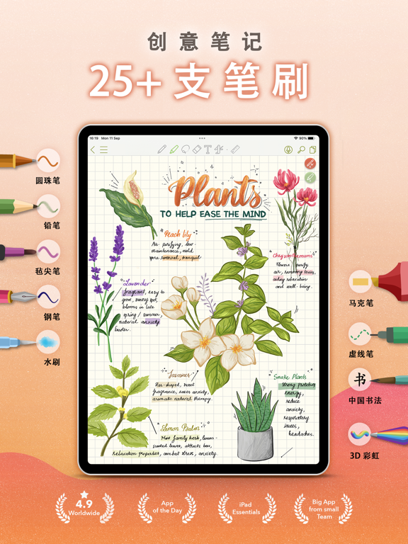 CollaNote：精美笔记、PDF标注、录音与手写同步