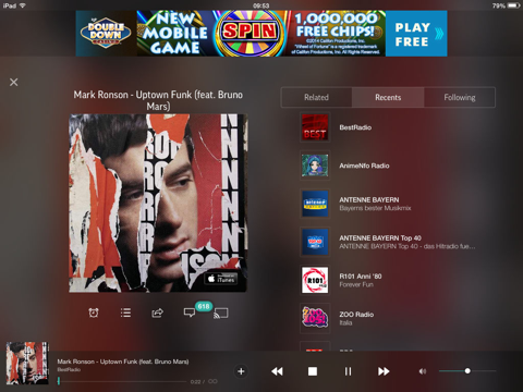 TuneIn Radio：音乐、实时新闻