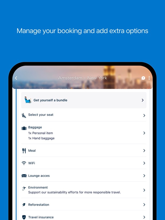 荷航 - 预订航班