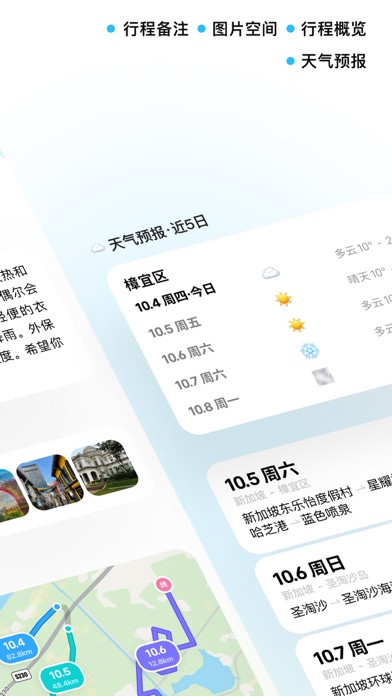 圆周旅迹—旅游出行智能规划,复制行程攻略AI助手地图路线记录