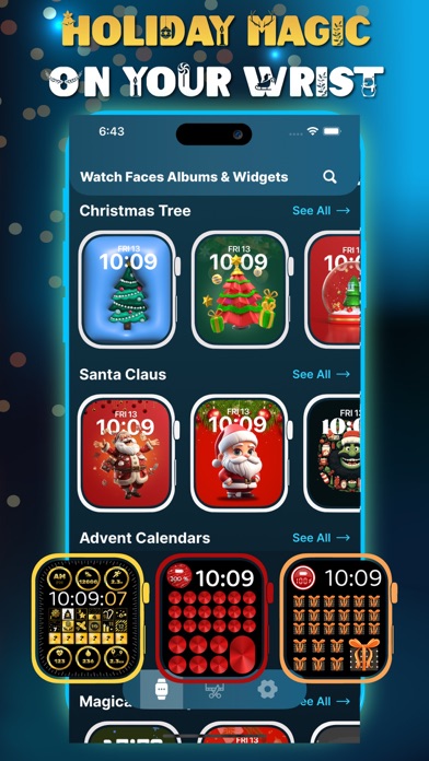 iWatch苹果手表表盘、动态壁纸、日历、倒计时、健身和主题