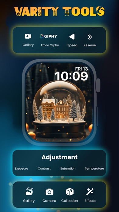 iWatch苹果手表表盘、动态壁纸、日历、倒计时、健身和主题