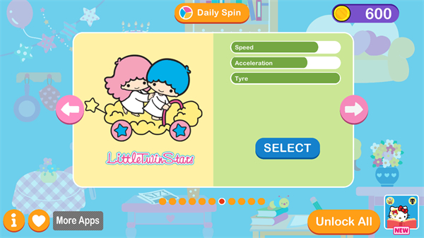 凯蒂猫赛车冒险2无限爱心版下载v7.0.1