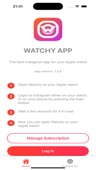 WatchyInstagram智能手表浏览器